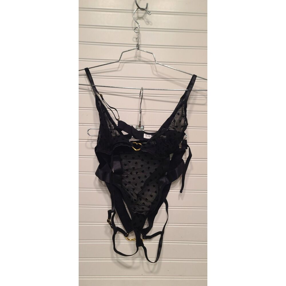 Oh La La Cheri Black Teddy Size L/XL NWT